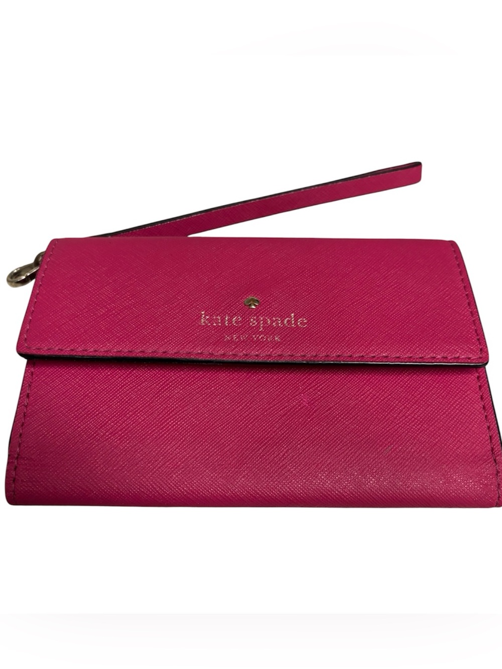 Kate spade tri-fold wristlet wallet